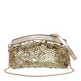POCHETTE CONVERTIBILE ATHENA SMALL CON PAILLETTES METALLIZZATE