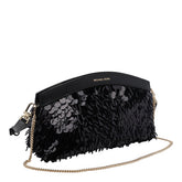 SMALL ATHENA CONVERTIBLE CLUTCH WITH METALLIZED SEQUINES