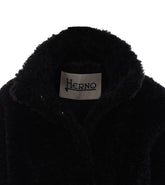 SHORT JACKET TOUCH FUR CURLY EFFECT