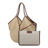 CALELLA SOFT RAFFIA SHOULDER BAG