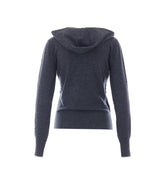 KNITTED HOODIE