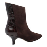 BIMATERIAL SUEDE BOOTIES