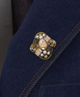 DENIM DOUBLE BREASTED BUTTON JACKET