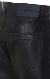 PANTALONE IN PELLE FLORA