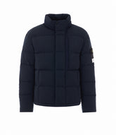LOGO COTTON NYLON TELA DOWN JACKET