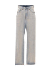 NUMERIC SIGNATURE STRAIGHT-LEG JEANS
