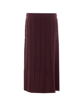 T MONOGRAM JACQUARD SKIRT