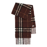 CHECK BOUCLE SCARF