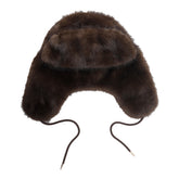FAUX FUR AVIATOR HAT