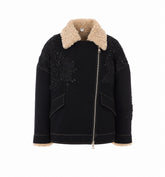 TEDDY INSERT DENIM JACKET
