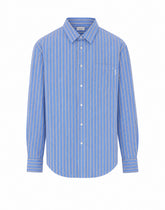 CAMICIA CASSANDRE IN POPELINE DI COTONE A RIGHE