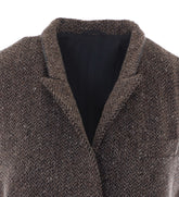 SPARKLING CHEVRON VEST WITH BELT