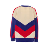 CARDIGAN IN MAGLIA BOLD STRIPE FLOWER