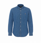 POLO LOGO DENIM SHIRT