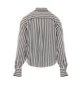 CAMICIA IN POPELINE CON FOULARD