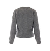 WOOL SWEATER WITH FLORAL MOTIF