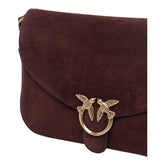 BORSA SATCHEL LOVE CLASSIC IN SUEDE
