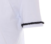 T-SHIRT WITH TRIMMINGS AND BOW