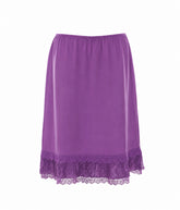 FLUID SATIN MIDI SKIRT