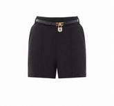 SHORTS IN CREPE LEGGERO CON CINTURA