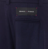 PANTALONI GESSATI CON TASCHE CARGO