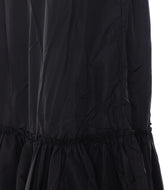 SKIRT IN BLACK NYLON