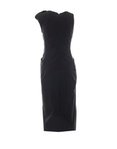 TUBINO MIDI DRESS WITH JEWELRY DETAIL