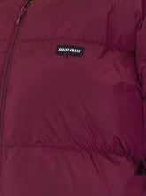 REVERSIBLE TECHNICAL FABRIC AND SHEARLING DOWN JACKET