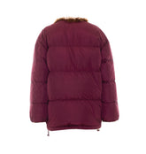 REVERSIBLE TECHNICAL FABRIC AND SHEARLING DOWN JACKET