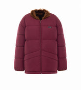 REVERSIBLE TECHNICAL FABRIC AND SHEARLING DOWN JACKET