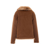 GIACCA CHINCHILLÀ REVERSIBILE CON ZIP