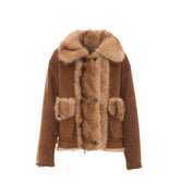 GIACCA CHINCHILLÀ REVERSIBILE CON ZIP