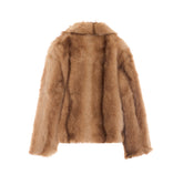 GIACCA CHINCHILLÀ REVERSIBILE CON ZIP