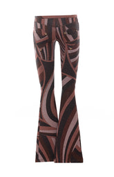 IRIDE LUREX PRINT PANTS