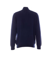 MAGLIA HALF ZIP CON LOGO POLO