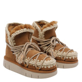 SUEDE BOUNCE SCOUBIDOU LACE BOOTIES