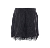 PINSTRIPE SHORTS