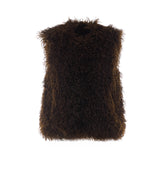 FAUX SHEARLING VEST
