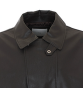 UNISEX OVERSIZED VINTAGE LEATHER BLOUSON