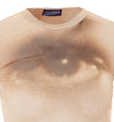 THE FACE PRINT LONG SLEEVES TOP