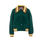 KAMORE CARDIGAN WITH DECORATED COLLAR