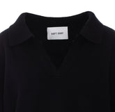 RELAXED FIT POLO SWEATER