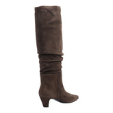 SUEDE PUMP BOOTS