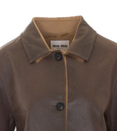 SINGLE-BREASTED OVERCOAT IN DOUBLE WOOL AND MUTTON