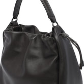 BORSA IN PELLE CON LOGO