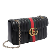 BORSA A SPALLA JETSET GG MARMONT MEDIUM