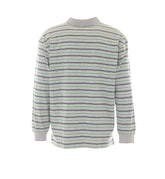T-SHIRT A MANICA LUNGA A RIGHE CON LOGO