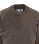 DOUBLE LAYER SWEATSHIRT WITH NUMERIC LOGO