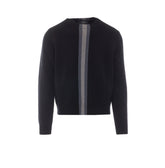 WOOL SWEATER WITH TONAL WEB TAPE