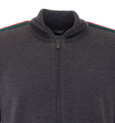 WEB TAPE ZIP LIGHT WOOL JACKET